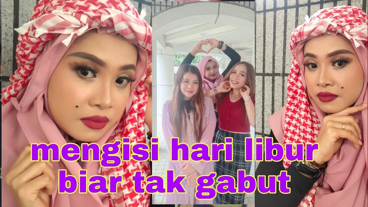 Mengisi waktu luang Di hari libur ‼️make Up  temen YouTube  disaat libur