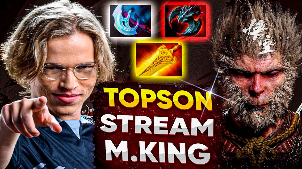 TOPSON stream perfect game radiance build | Monkey king mid full gameplay