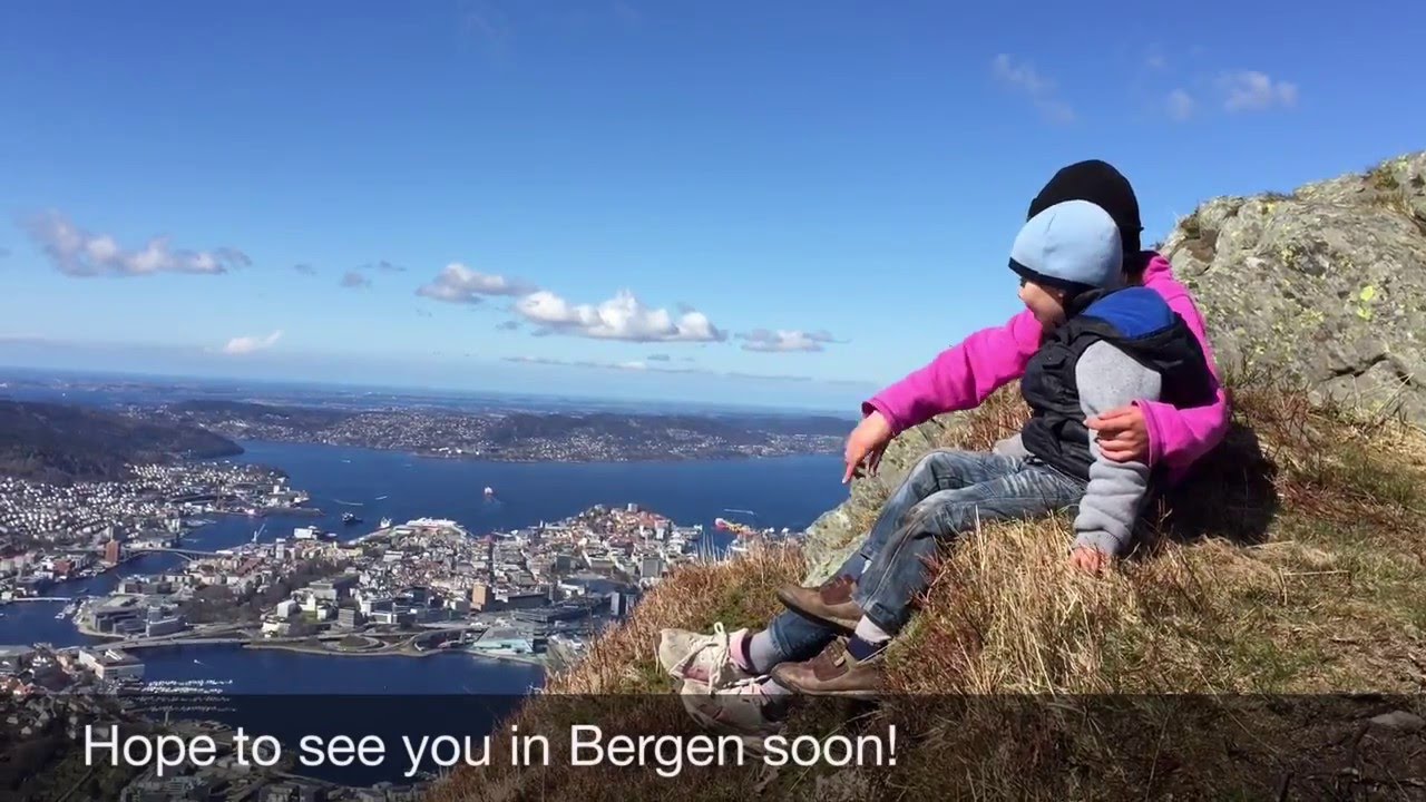 Hiking up Mount Ulriken in Bergen