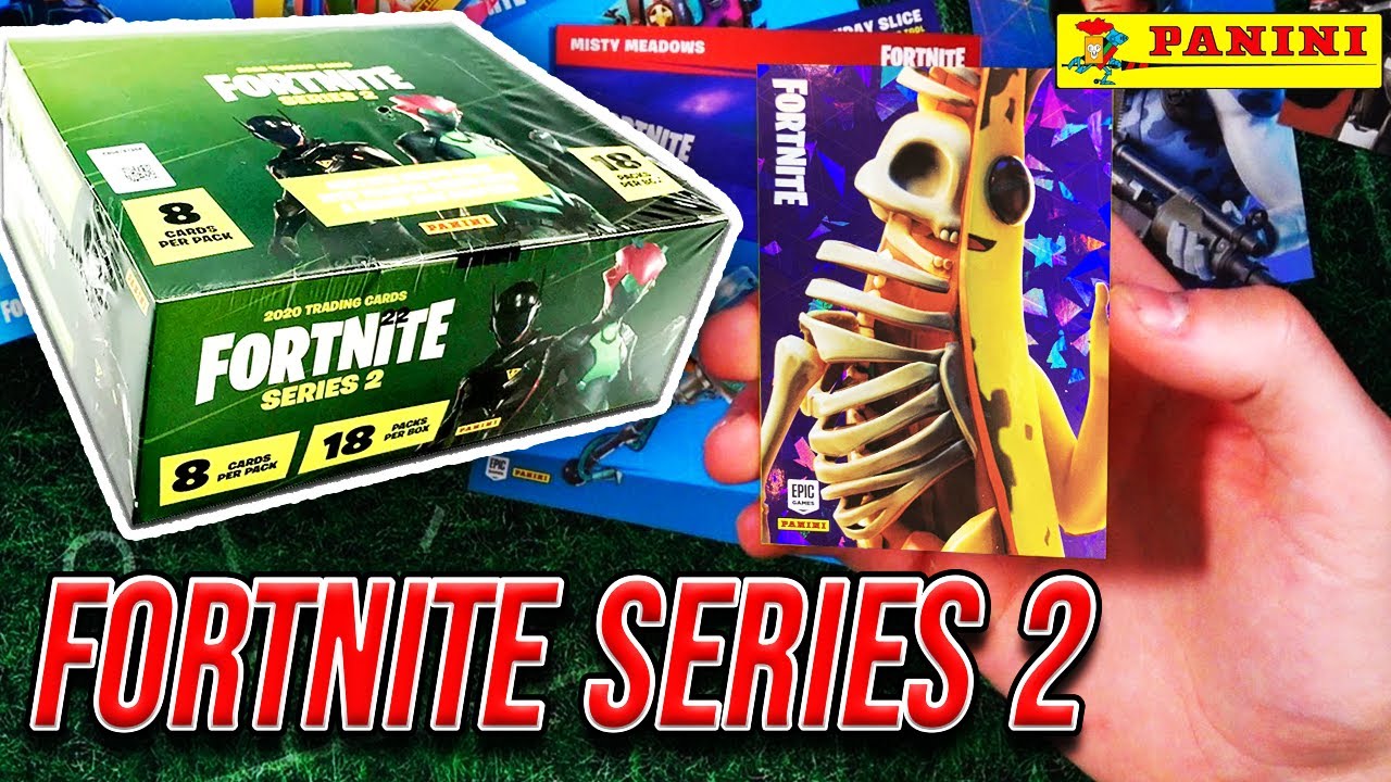 KOMPLETTE FORTNITE SERIES 2 BOX 😱🔥 Panini Pack Opening