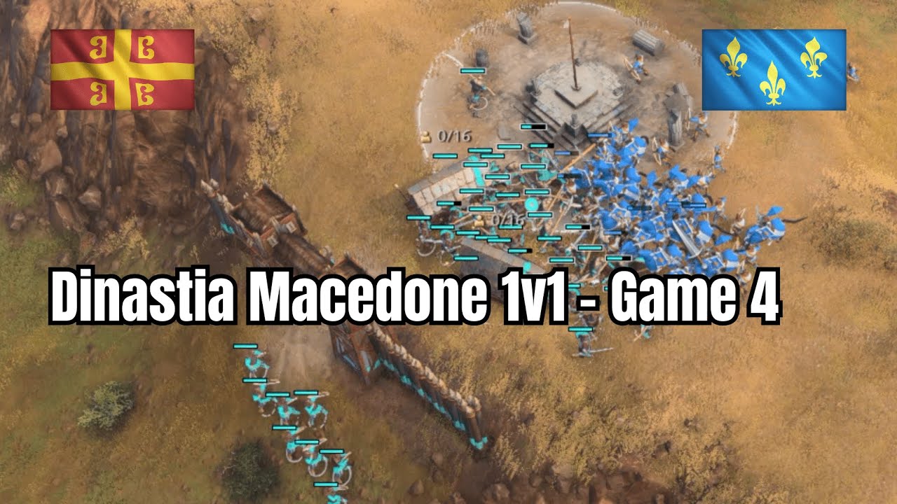 Dinastia Macedone 1v1 - Game 4 – Age of Empires 4 Gameplay