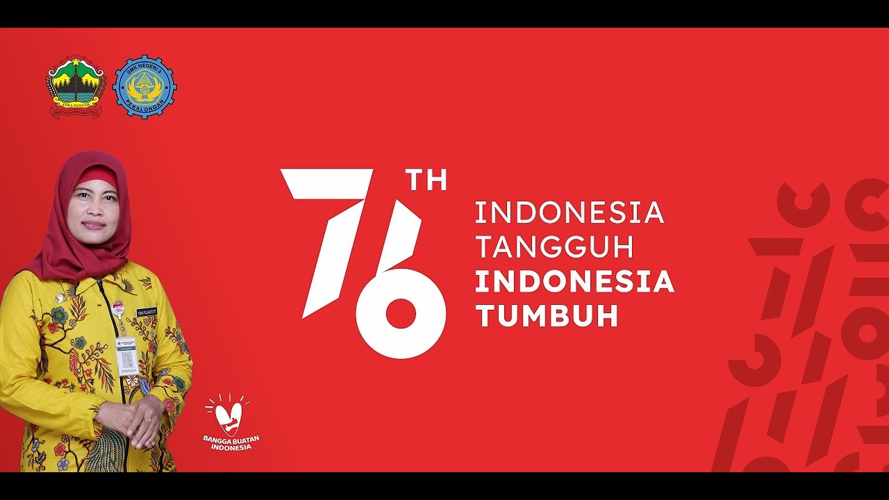 Upacara Peringatan HUT Ke-76 Kemerdekaan Republik Indonesia Tahun 2021 - SMK Negeri 3 Pekalongan