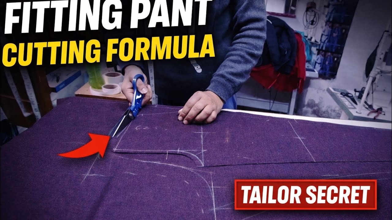 Straight Cut Pant Cutting and Stitching | Easy Method for Beginners