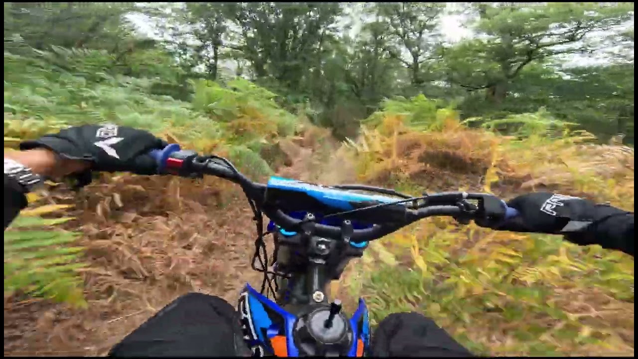 smx 150 rfz enduro forêt chill