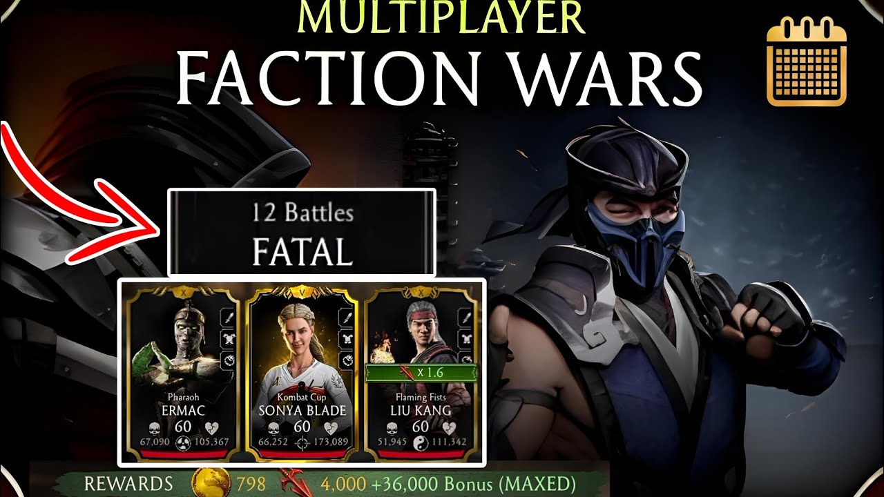 New Faction War Fatal Mode 12 Battles - Mortal Kombat 11 #factionwar