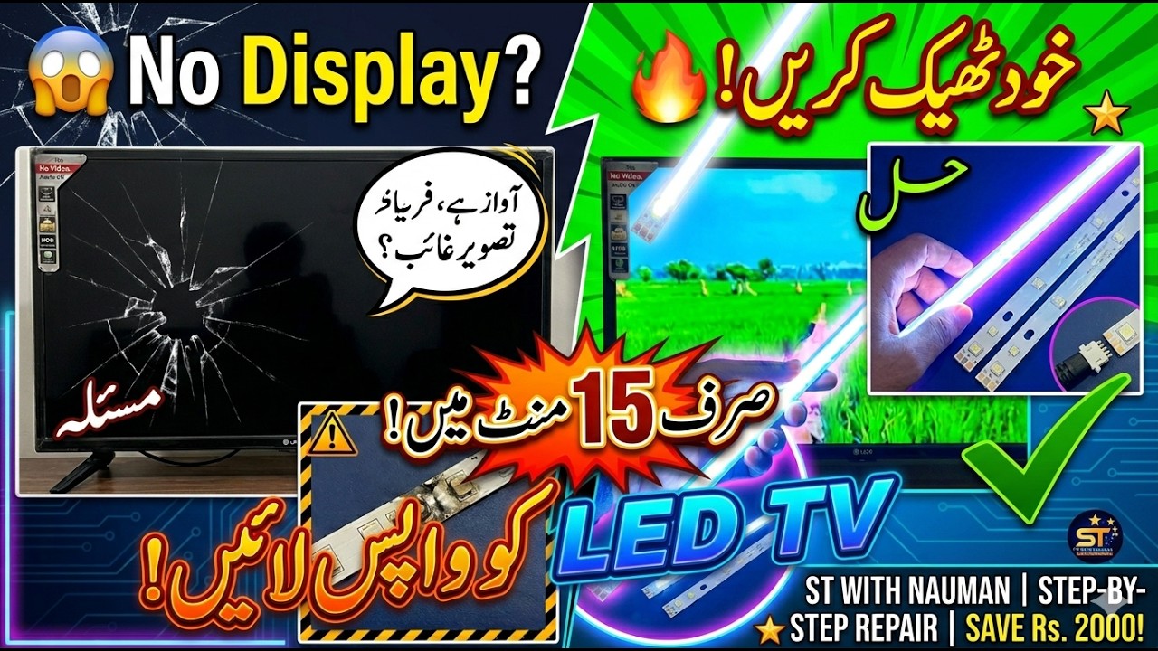 ORIENT 32 INCH LED TV | NO PICTURE FAULT REPAIR IN URDU