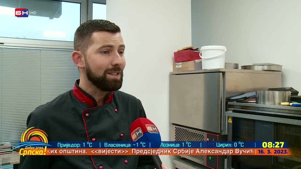 Poslastičar Nemanja Petrović uspješno se bavi proizvodnjom slatkih dezerata u Doboju (BN TV 2023) HD