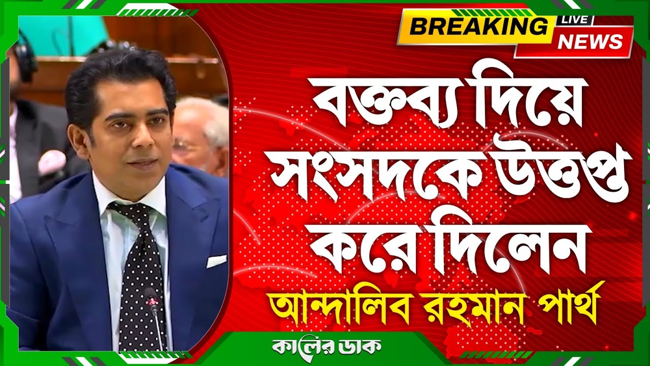 কড়া যুক্তিতে সংসদ মাতিয়ে দিলেন পার্থ! Barrister Andaleeve Rahman Partho | BNP | Parliament Session |