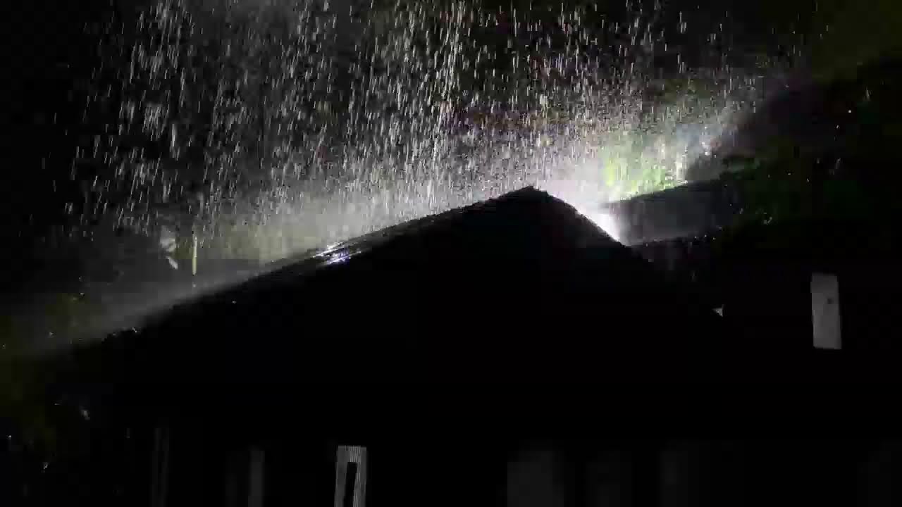 Relaxing Heavy Rain on Tin Roof for Instant Sleep