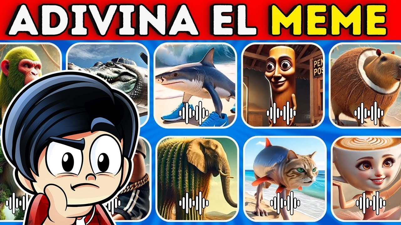 ADIVINA EL MEME DE ANIMALES ITALIANOS POR EL SONIDO🤣 TRALALERO TRALALA🦈 BOMBARDINO | Karim Reacciona