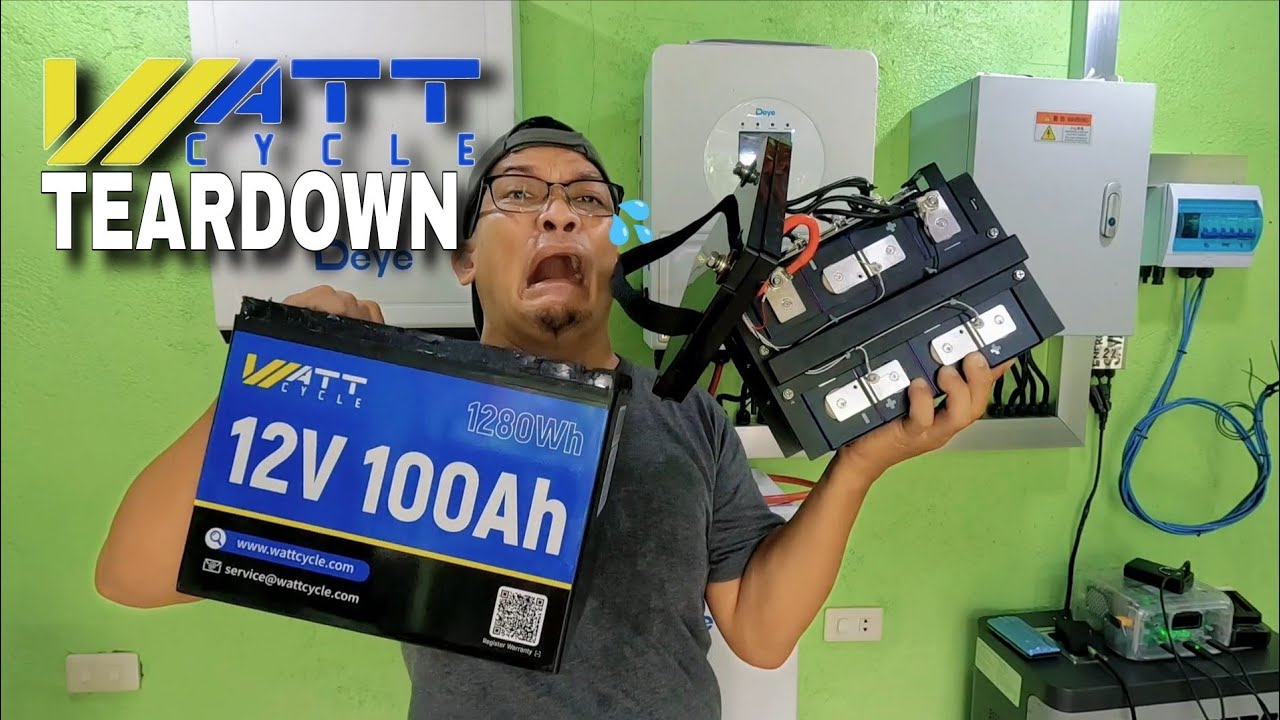 WATTCYCLE LFP BATTERY 100Ah 1280Wh MAPAPA-IYAK PAG NAPANOOD MO ITO