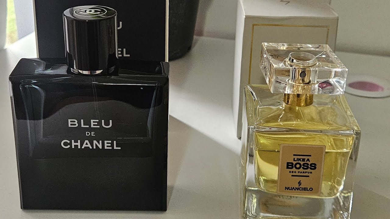 Comparando Like a Boss Nuancielo com Bleu de Chanel EDT.
