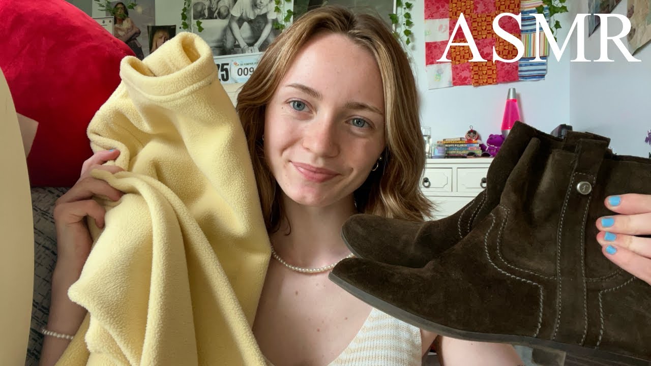 ASMR Spring Thrift Haul 👚🌾