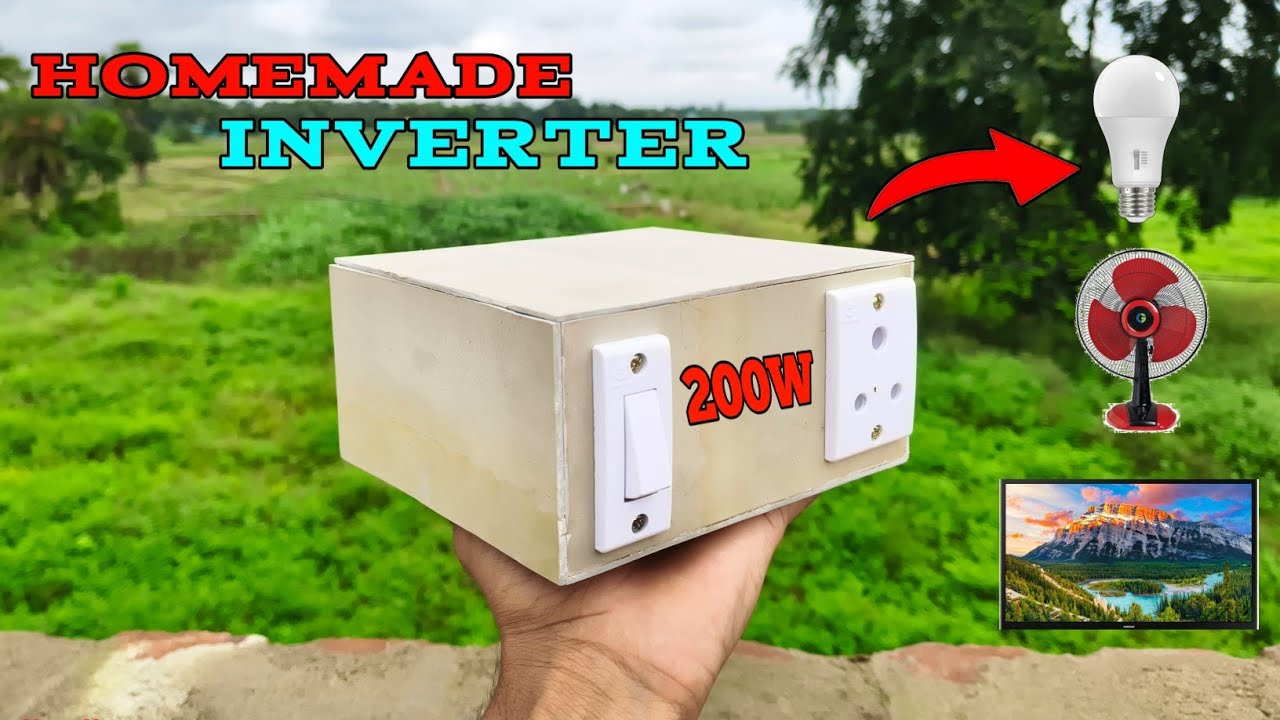 How To Make Inverter At Home || घर पर Inverter कसे बनाएं ||  Inverter Making #diy #experiment 