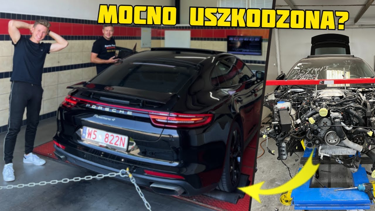 ROZBITA PANAMERA Z USA - Oględziny i pełna odbudowa!