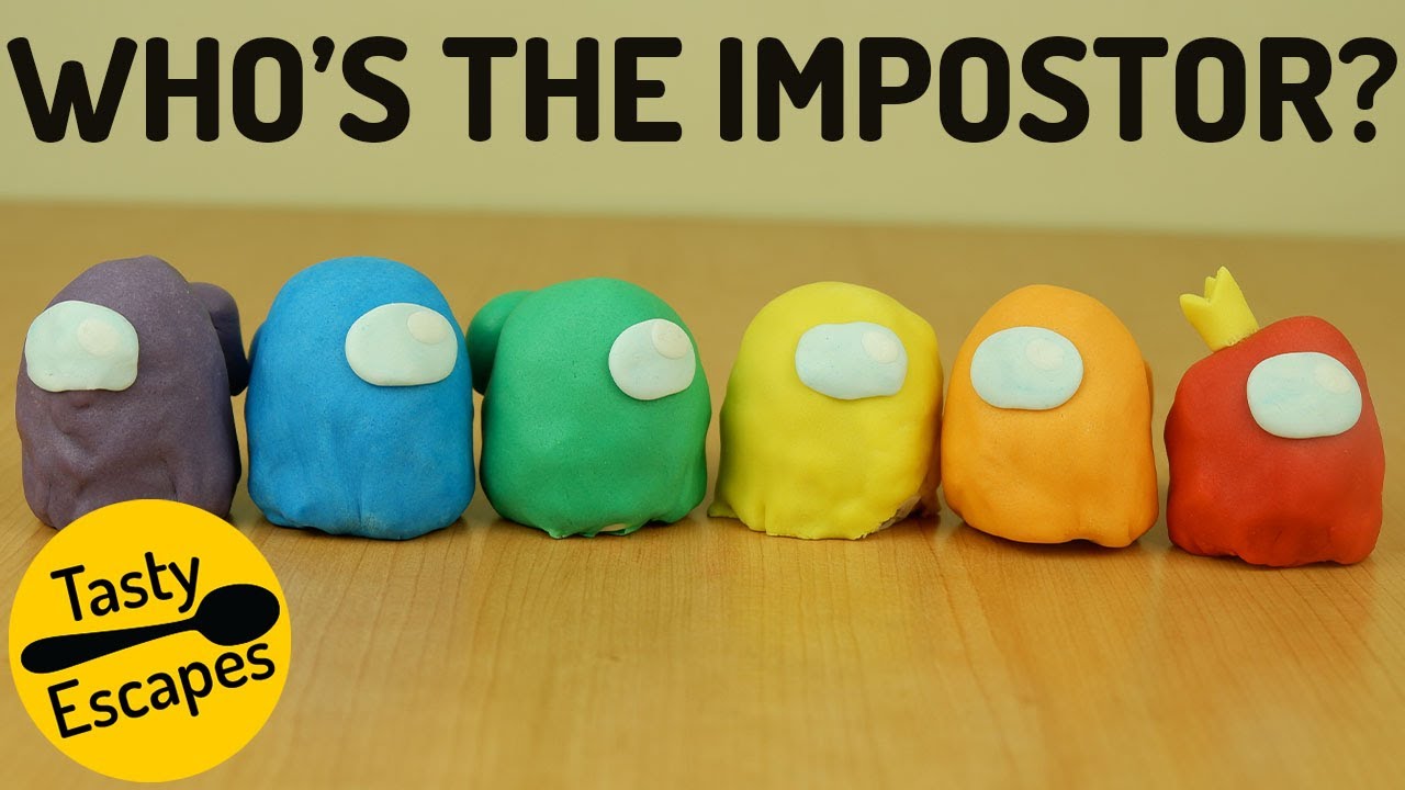 Who is the impostor cake, pretending to be delicious!? Among Us mini cakes