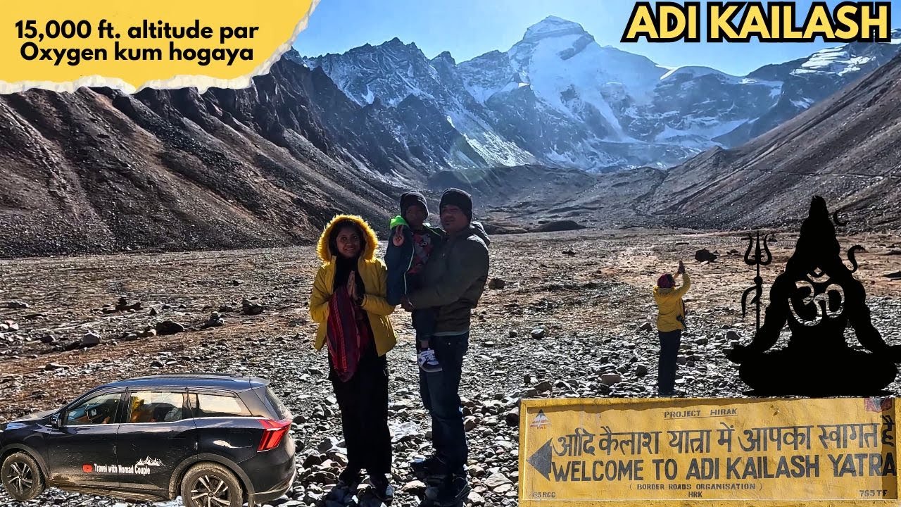 Finally Reached आदि कैलाश 🕉🪘 15,000 ft. Altitude😱  || Gunji to Adi Kailash || Uttarakhand Part - 06