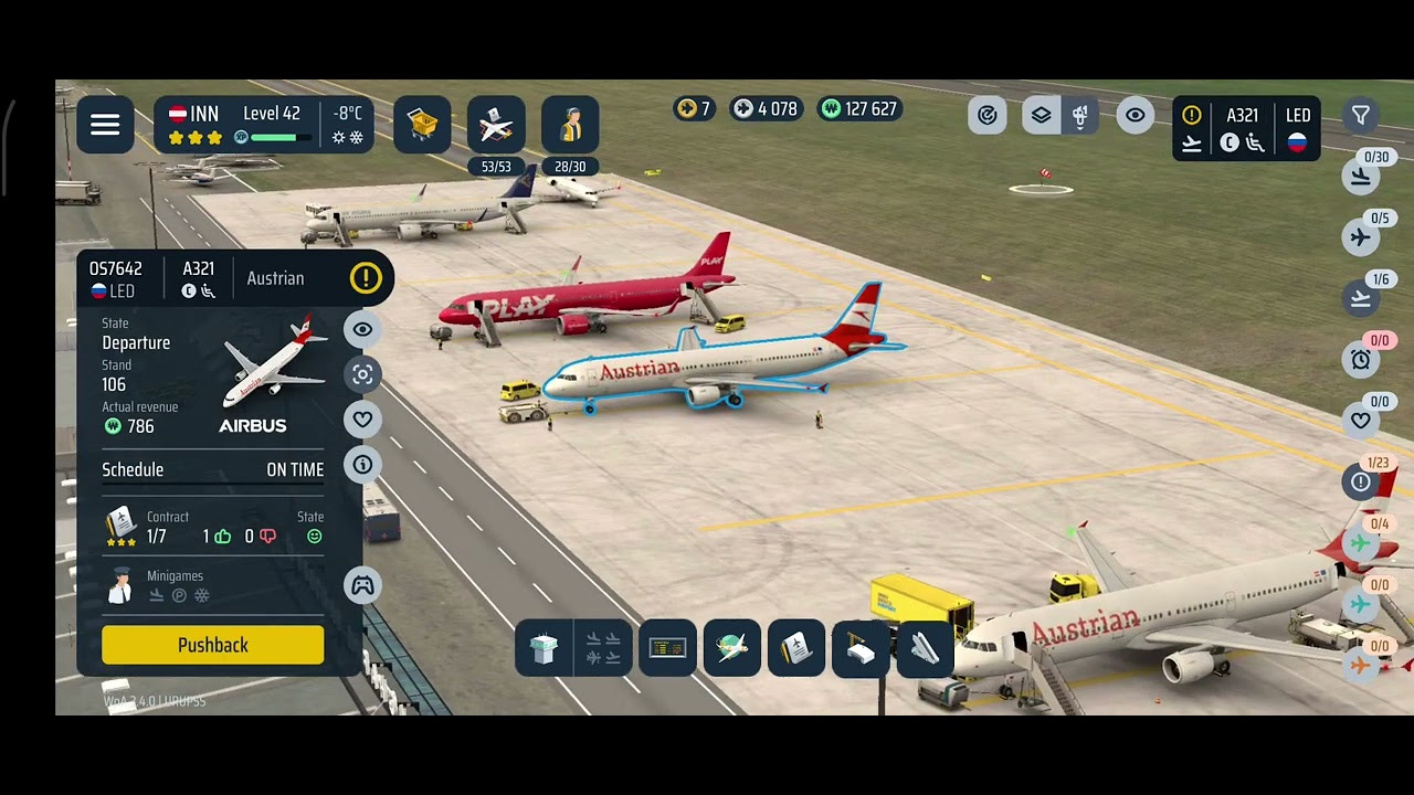 Innsbruck airport #43. Plane spotting. Gameplay. World of airports