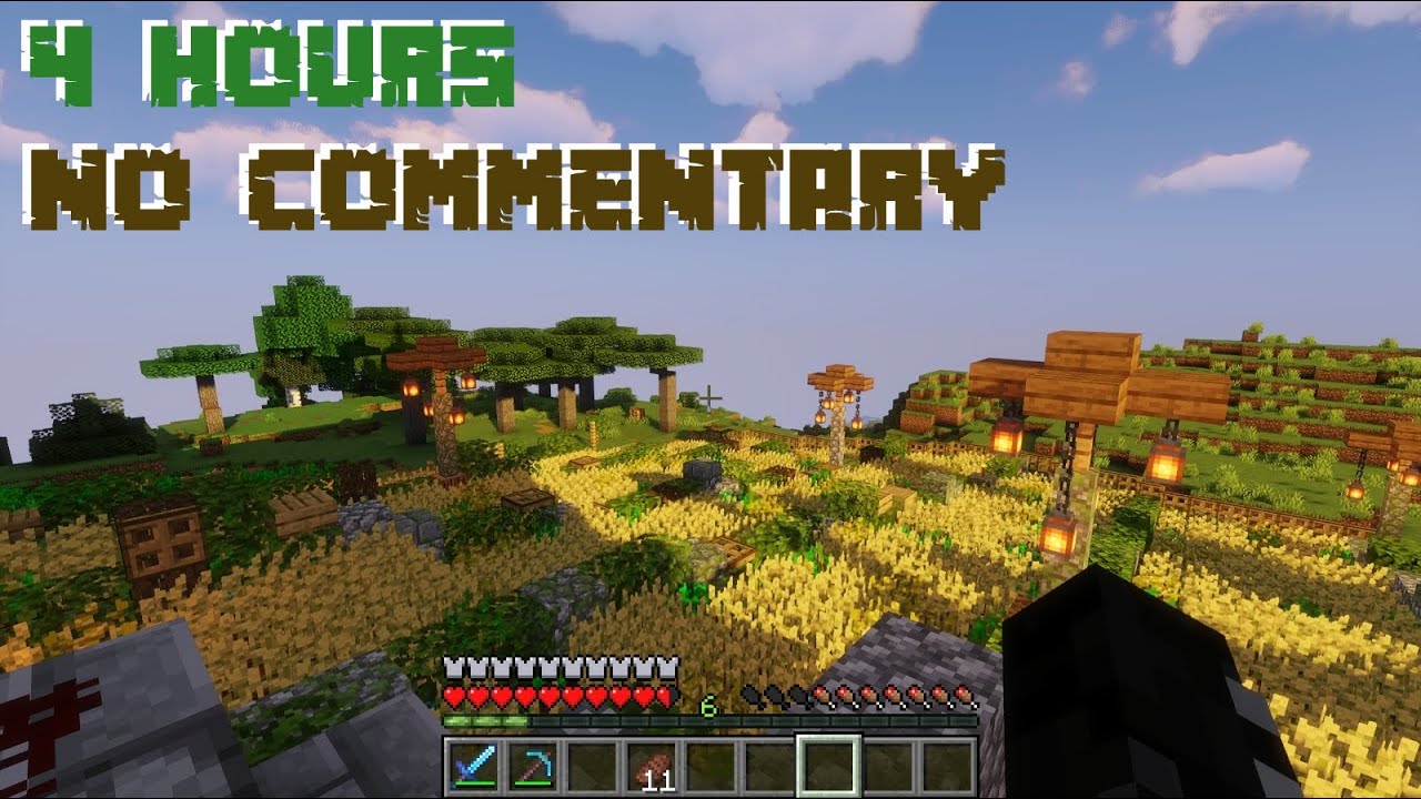 Minecraft Longplay w/ Music (No Commentary) - Nether Build & Mundane Tasks