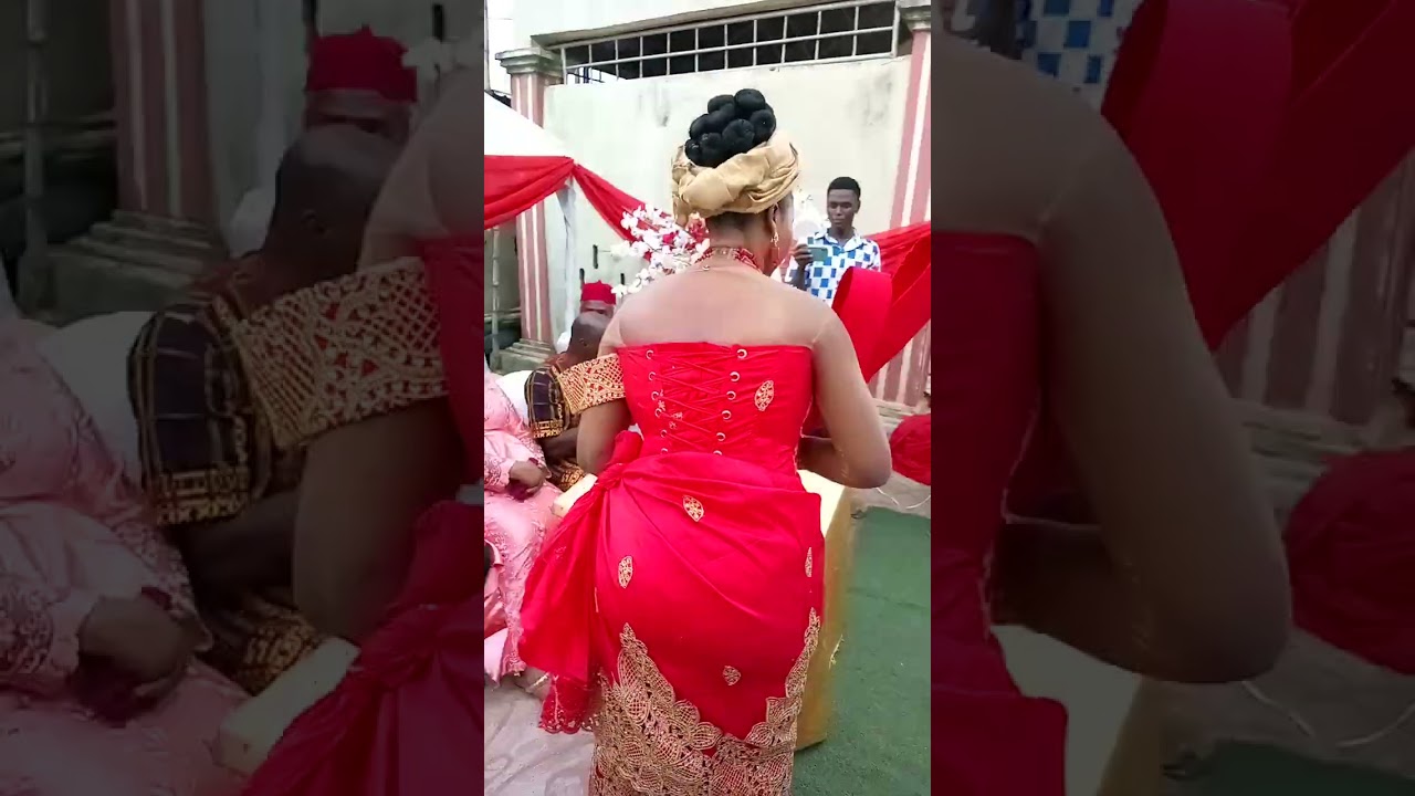 Sammy and his beautiful bride, Ada. I can't love you less❤️❤️❤️ #viralvideo #wedding #everyone 