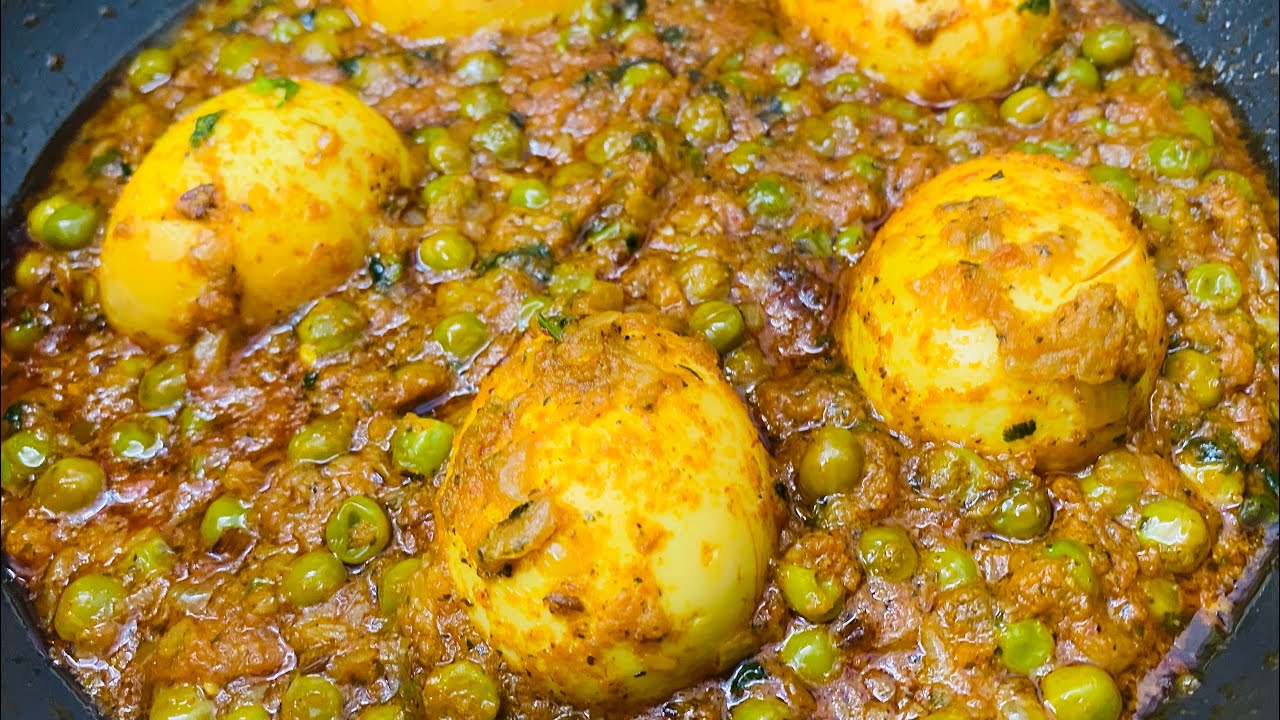 Anda Matar Masala | Egg Matar Masala Dhaba Style | Egg Curry
