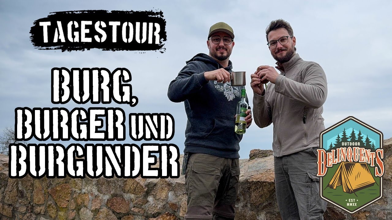 Tagestour: 🍔 Burg, Burger & (Grau-) Burgunder 🍇 Wir schwingen den Kochlöffel auf der Burgruine 🏰
