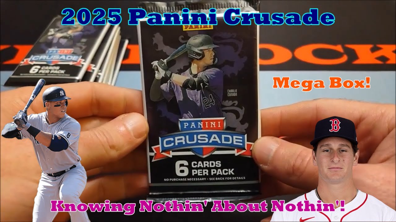 Открытие мегабокса Panini Crusade Baseball 2025!