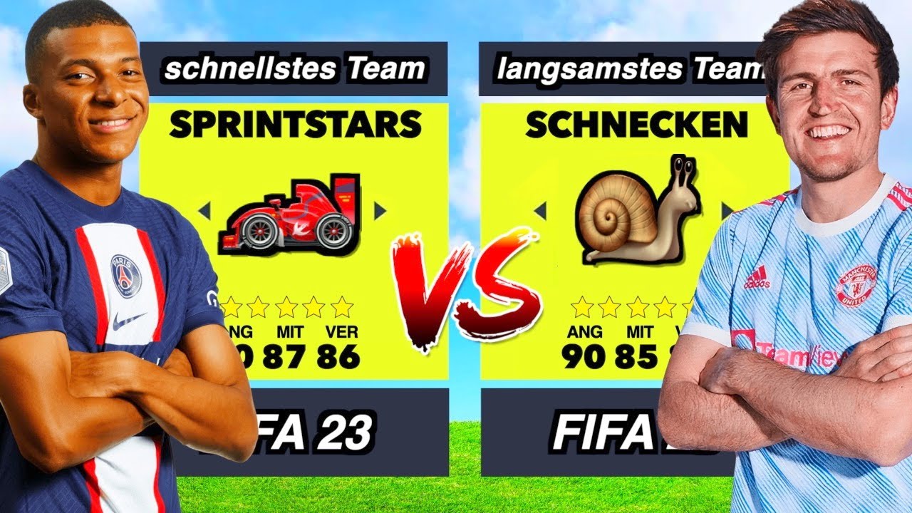 Sprintstars vs. lahme Schnecken in FIFA 23! 👀