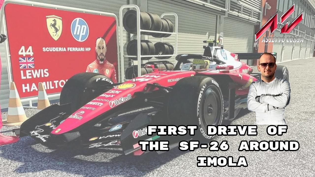 [Assetto Corsa] FERRARI SF-26 AROUND IMOLA ft Macarena Wing!