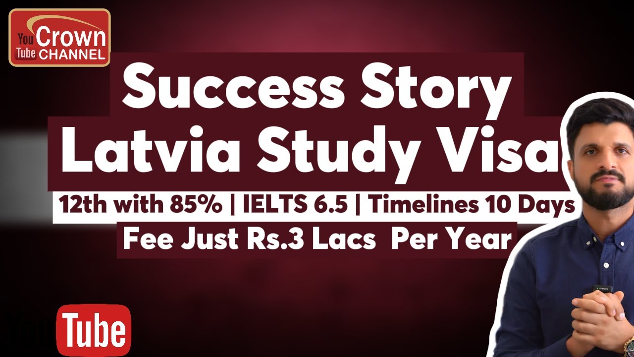 Latvia Study Visa 2025 | Success Story | Study In Latvia For Indian Students | Crown Immigration