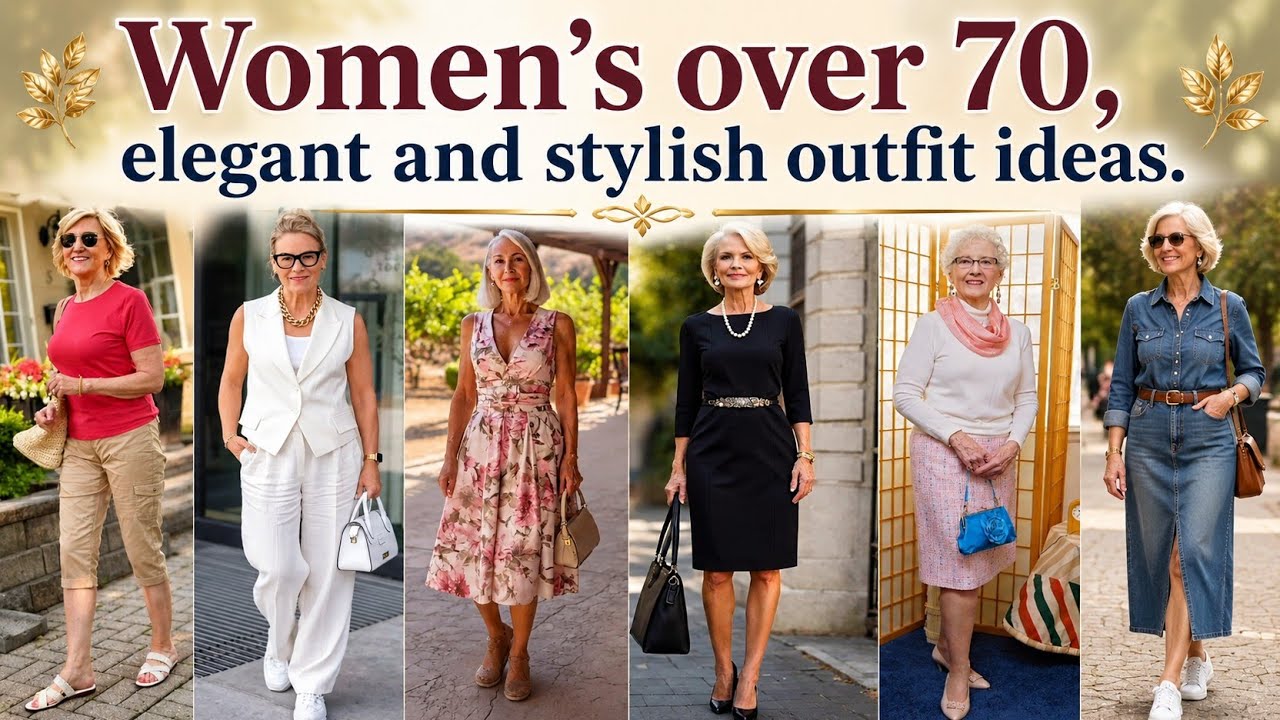 Women's Over 70 | Elegant and Stylish Outfit Ideas 2026 | Timeless Fashion Inspiration