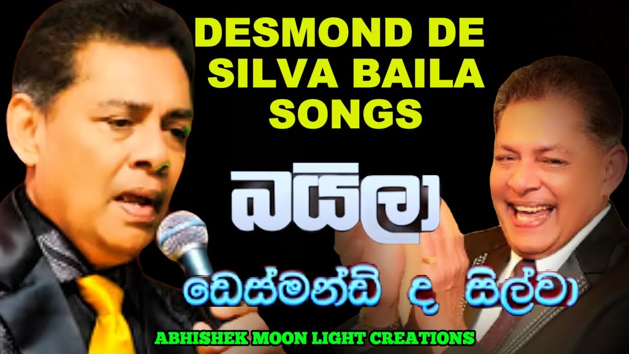DESMOND DE SILVA BEST BAILA HITS #desmond #best #sinhala #baila #bailando #coversong #sinhalasongs