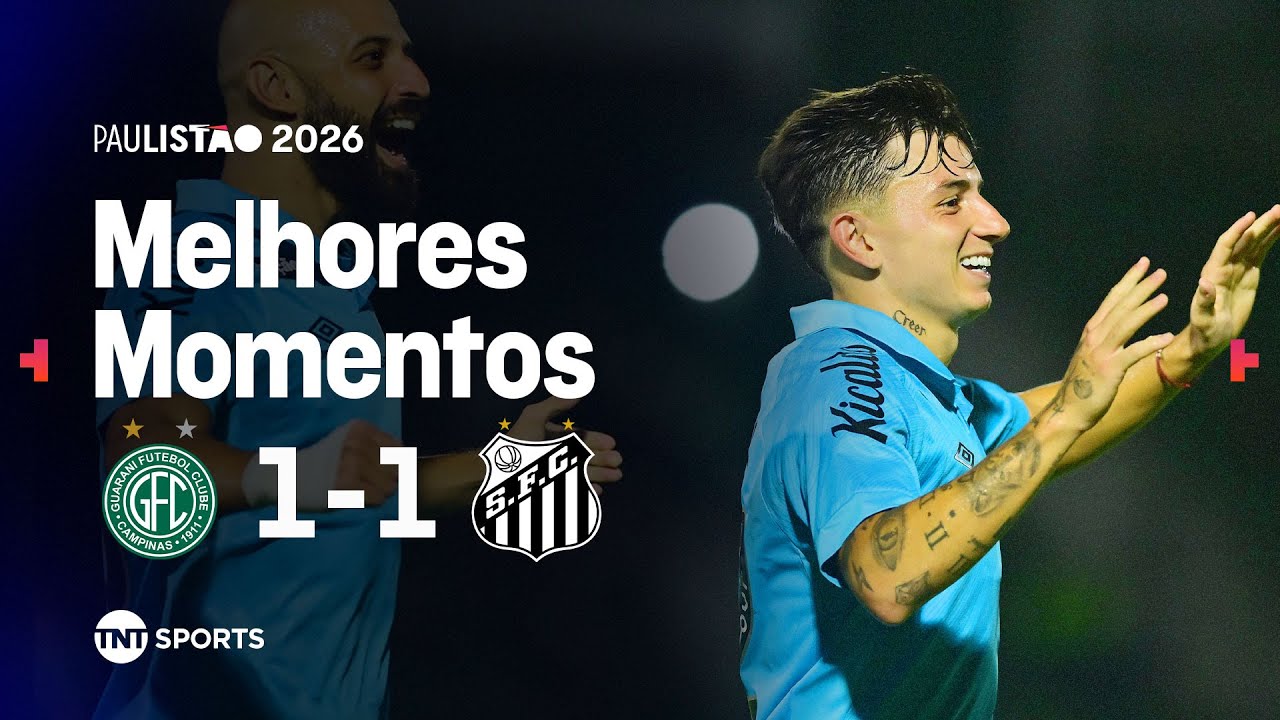 BARREAL FAZ GOL SEM QUERER, BRAZÃO PEGA PÊNALTI, MAS GUARANI FAZ O GOL DO EMPATE NO ÚLTIMO MINUTO