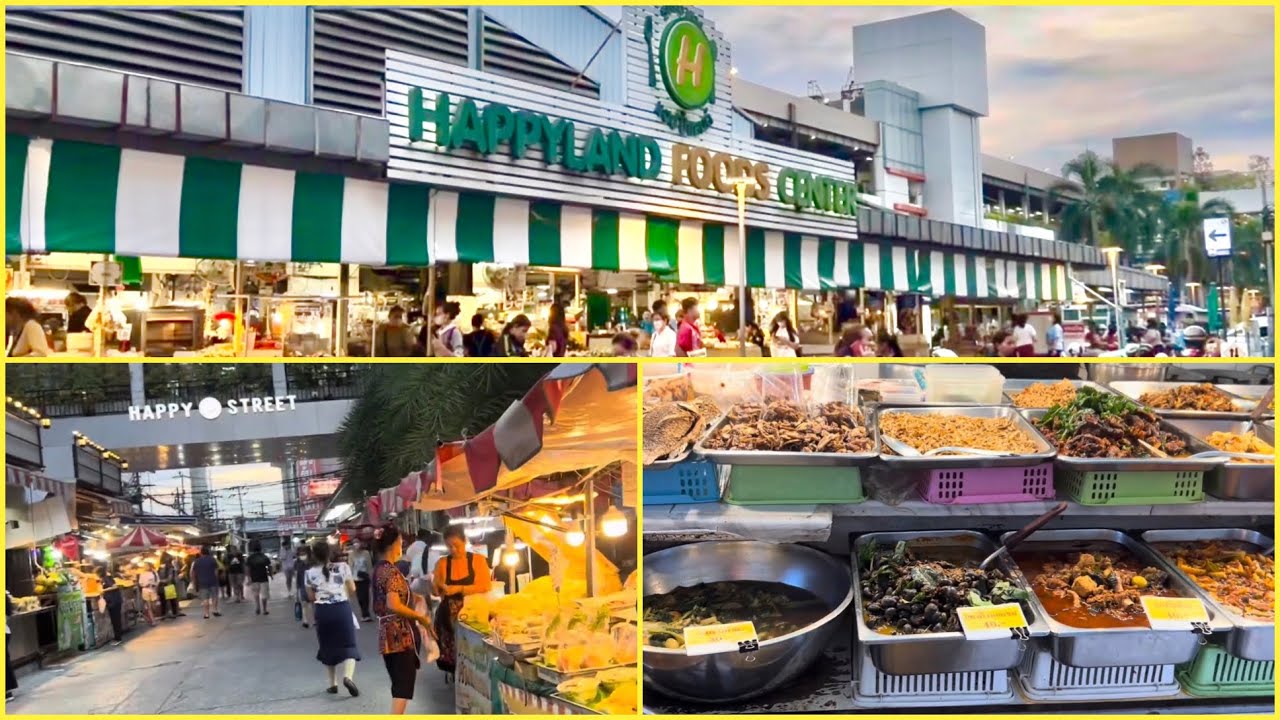 BANGKOK Street Food at HappyLand Foods Center