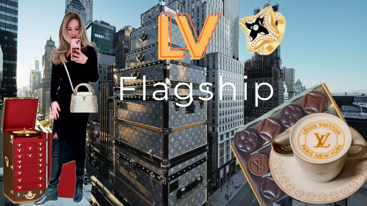 Видеоблог о флагманском магазине LV NYC с ценами! Коллекционные чемоданы, экзотические сумки, юве...