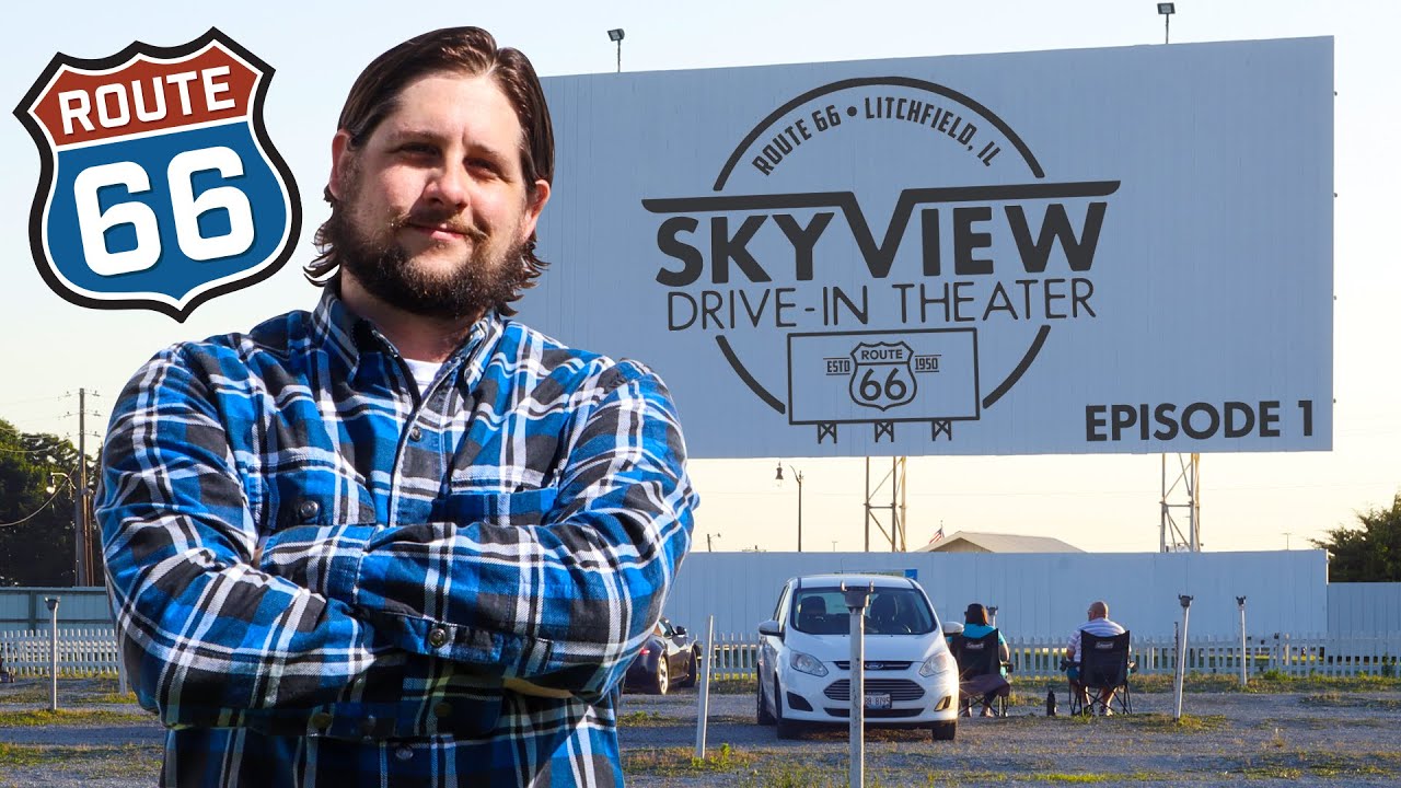 Route 66 Illinois - Skyview Drive-In Theater