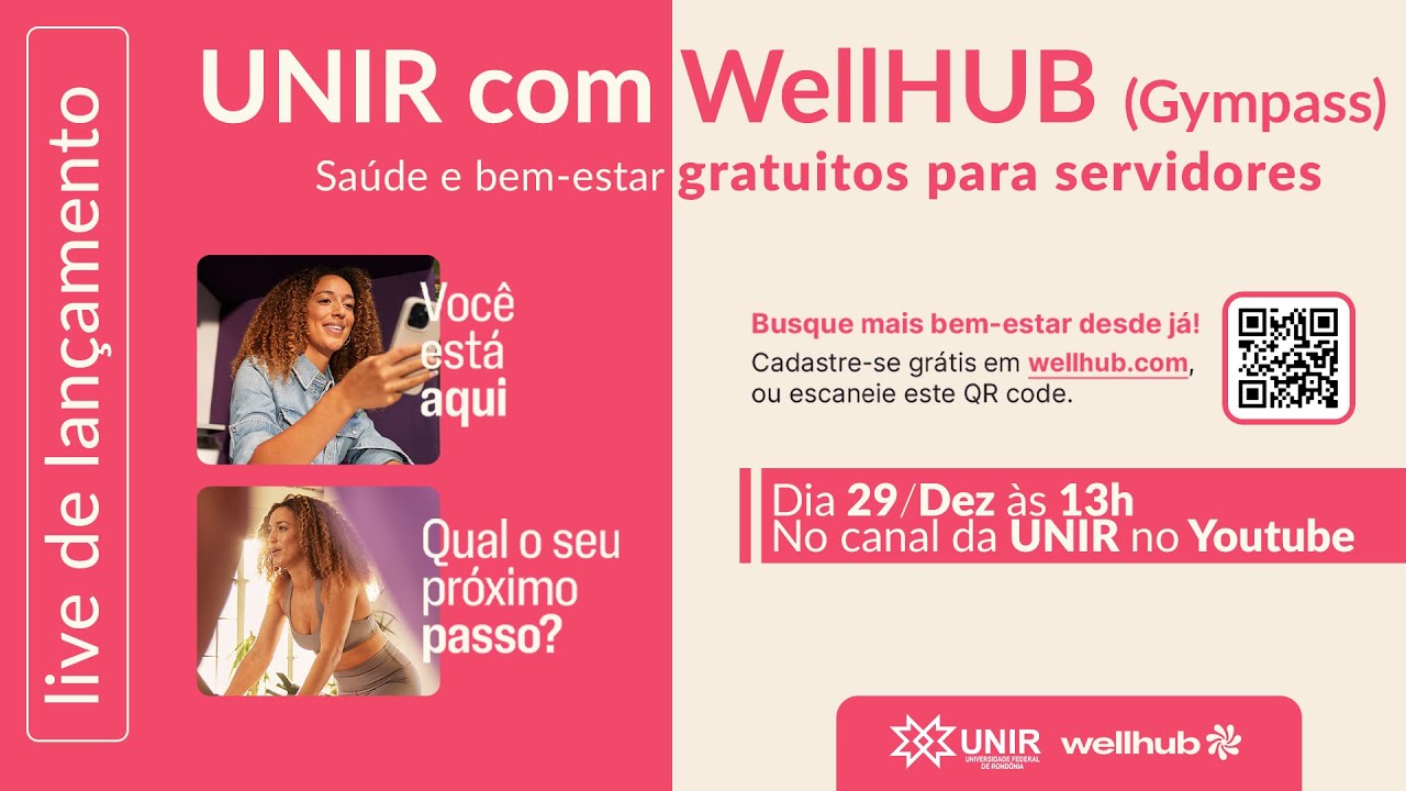 UNIR + Wellhub (Gympass): Sa&uacute;de e bem-estar gratuitos para servidores