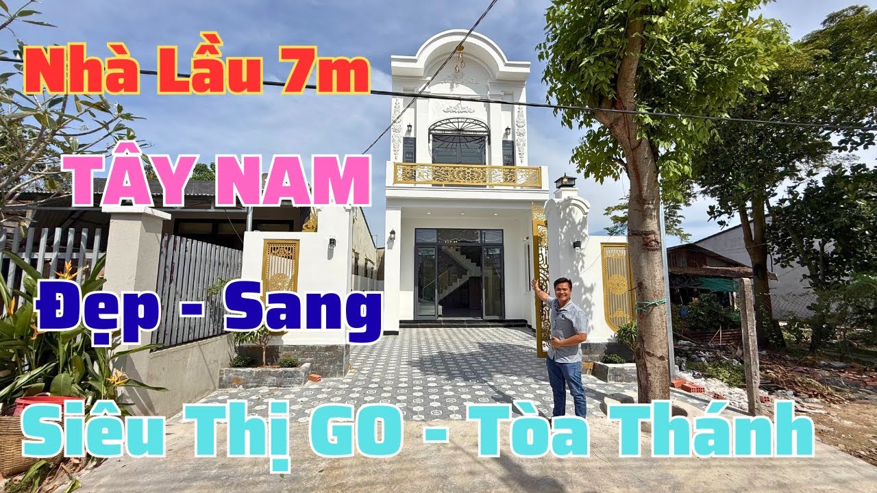 Seri Nhà Lầu Cao Cấp - Bán Nhà Trước Tết - Vị Trí Toà Thánh Và Siêu Thị GO -  Tặng Nội Thất  | 450N
