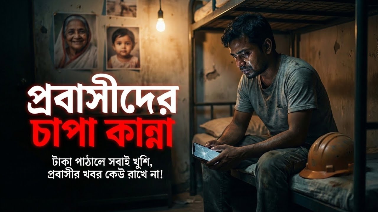 Probashider Chapa Kanna| প্রবাসীদের চাপা কান্না |Heart Touching Remittance Warrior Song| ShurBrikkho