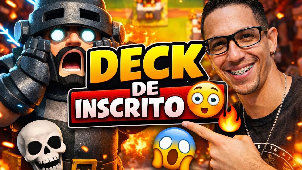 Jogando com deck de inscrito 2.6 🔥 Será que é bom mesmo?