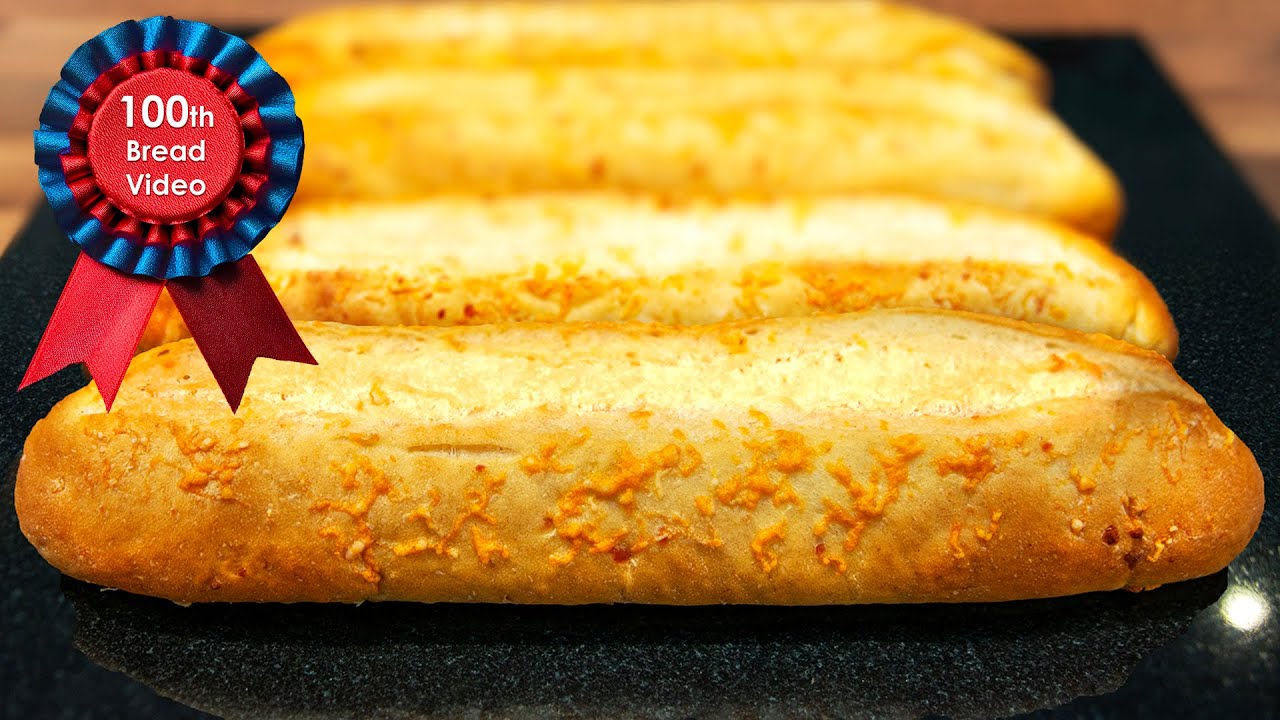 My 100th Bread Video. Crispy, Cheesy, Baguettes Homemade: + 3 Delicious Sub Sandwich Ideas: