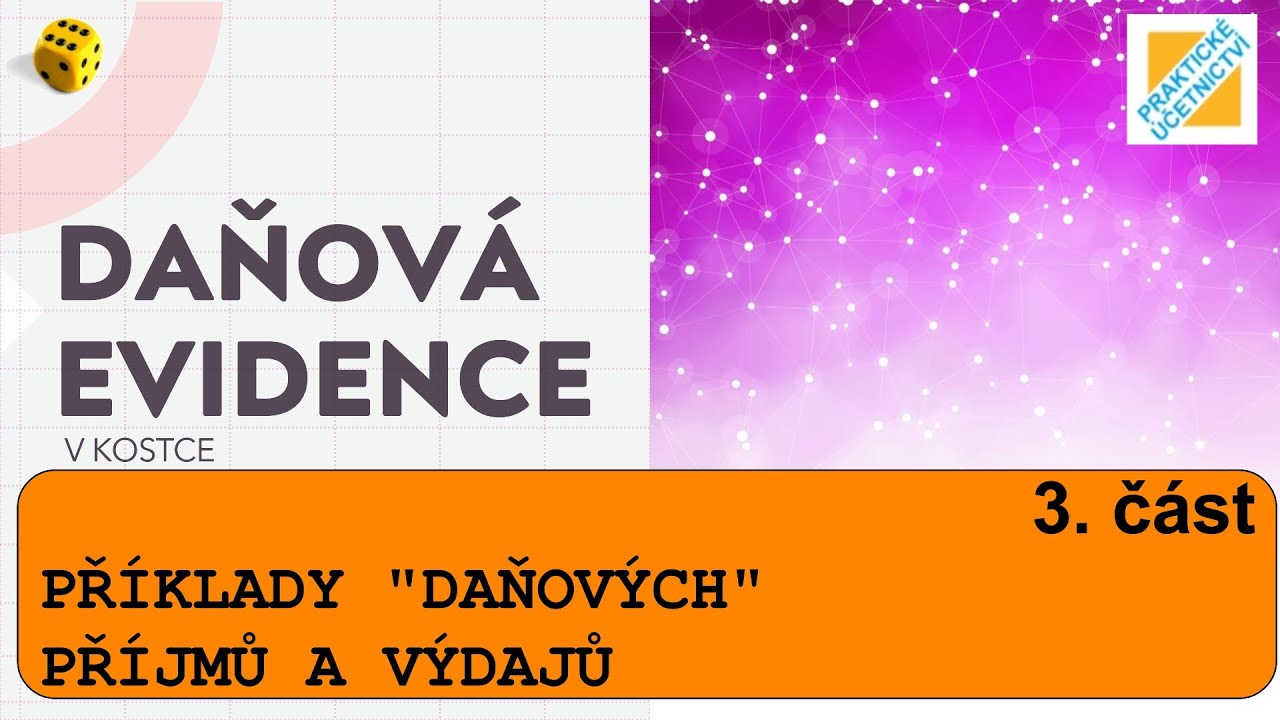 Daňová evidence v kostce - Příklady 