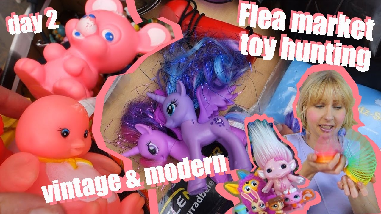 Flea market toy hunting weekend - day 2 - My little Pony, vintage rubber toys, Zelfs, LPS