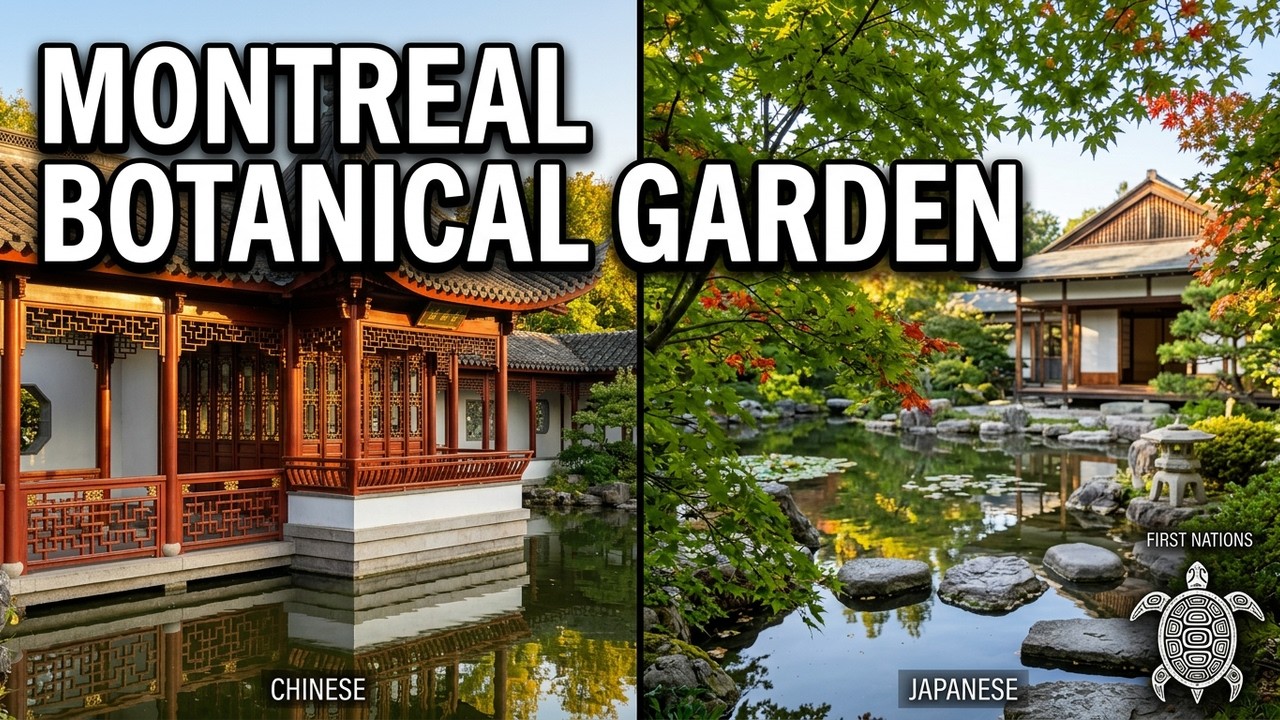 Montreal Botanical Garden 🌸 Chinese, Japanese & First Nations Gardens | Jardin Botanique 4K