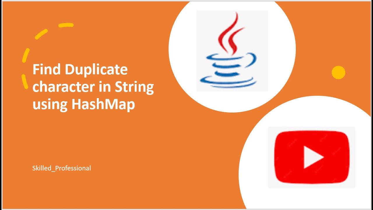#2 find duplicate characters in string using HashMap | Duplicate Occurrence in String Using Map.