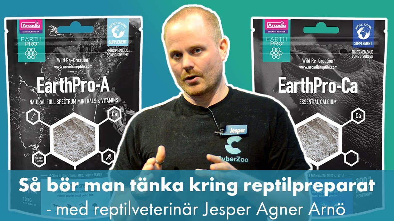 Multivitamin och kalciumpreparat för reptiler
