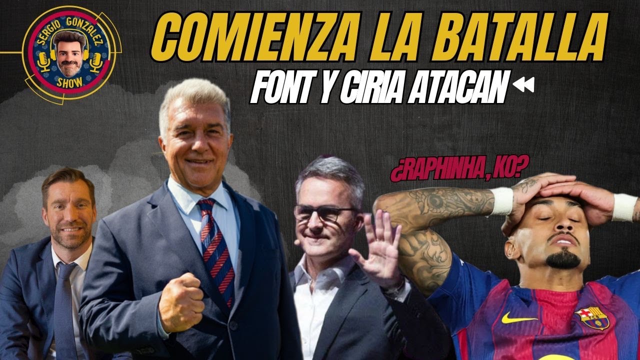 SE CALIENTA LA CAMPAÑA ELECTORAL. TODOS CONTRA LAPORTA. ¿RAPHINHA OUT ANTE EL ATLETI?