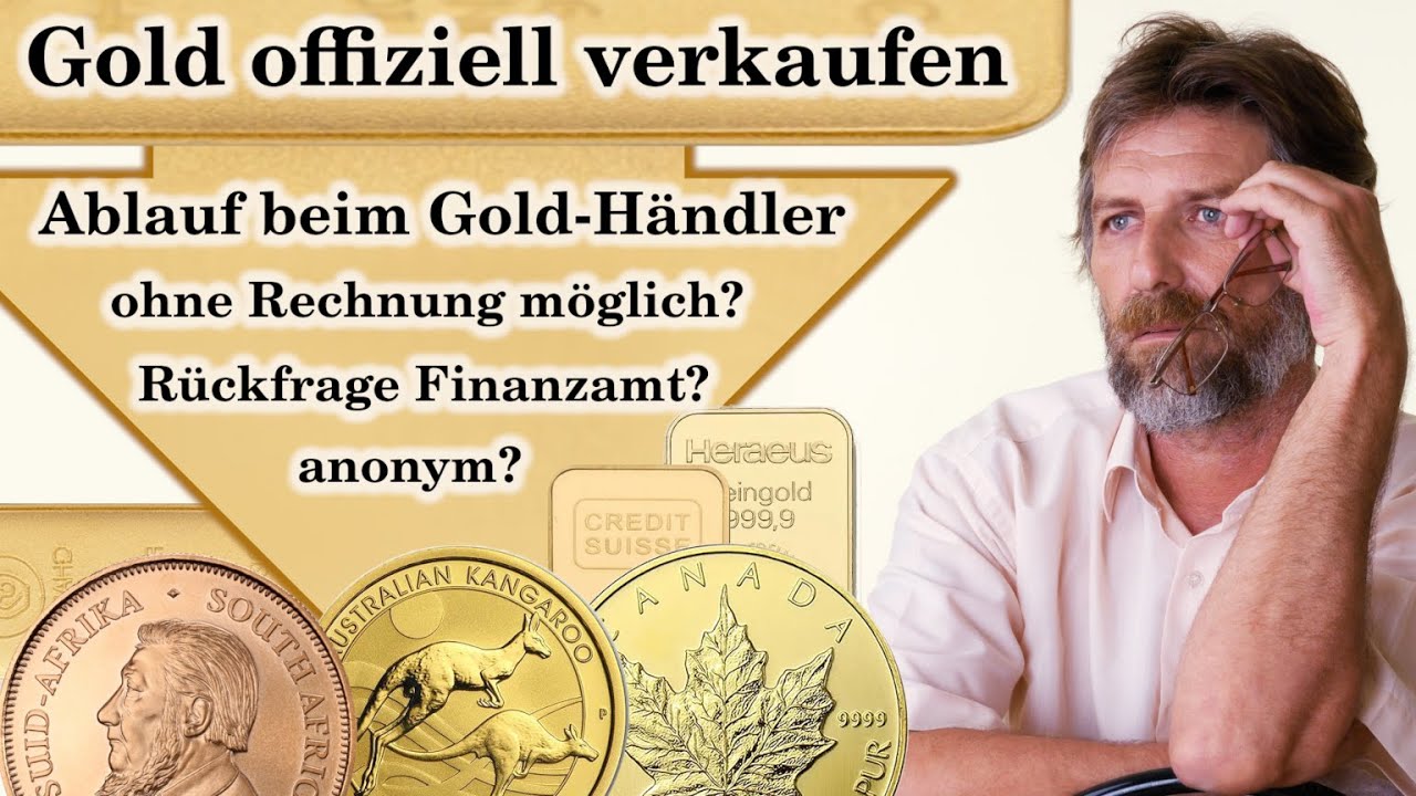 Gold offiziell verkaufen - anonym? ohne Rechnung? steuerfrei?