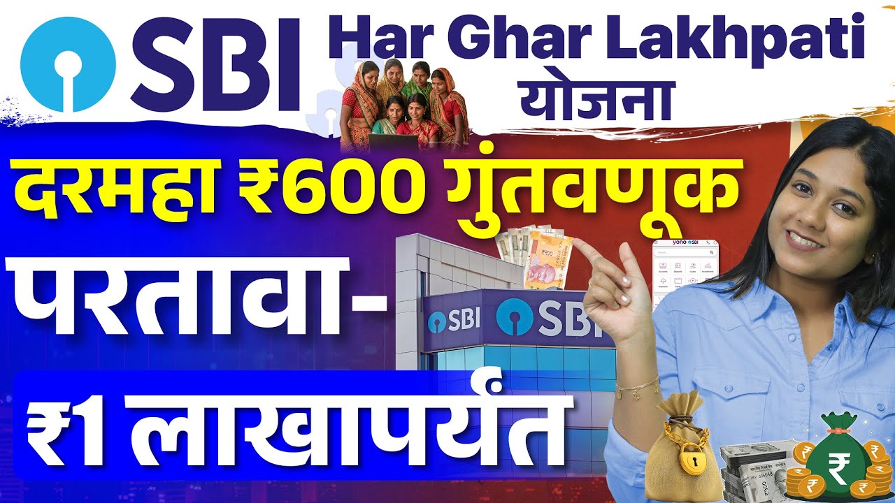 महिन्याला थोडी बचत, मोठा फायदा | SBI Har Ghar Lakhpati Scheme Explained in Marathi