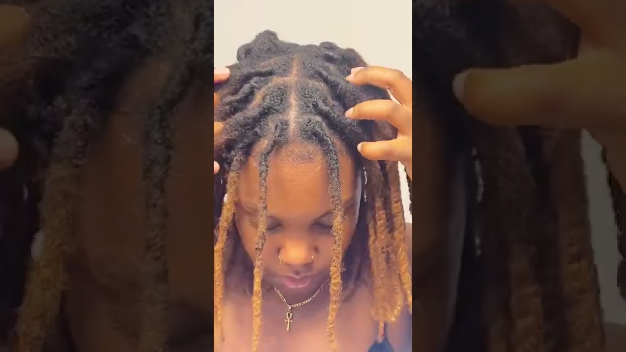 How to palm roll your locs